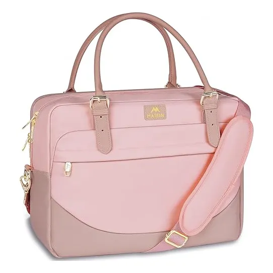 Maletín para portátil de 15.6 pulgadas para mujer mochilas Matein 1367 Rosa