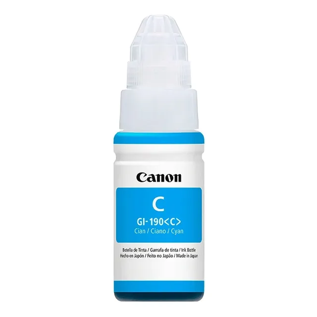 Botella De Tinta Canon 70ml Gi-190 C Cian