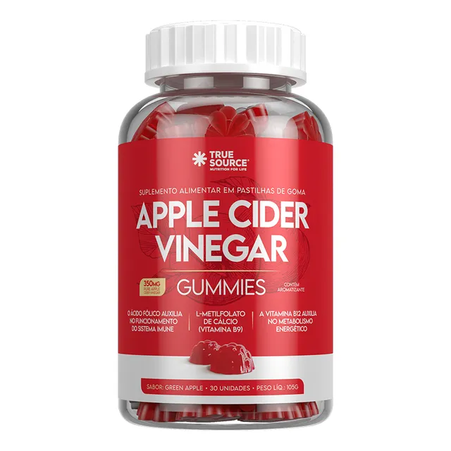 Apple Cider Vinegar 30 Gomas True Source  - Vinagre De Maça