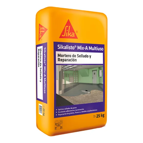 Sikalisto Mix-a Multiuso Mortero Retapes Y Nivelación 25 Kg