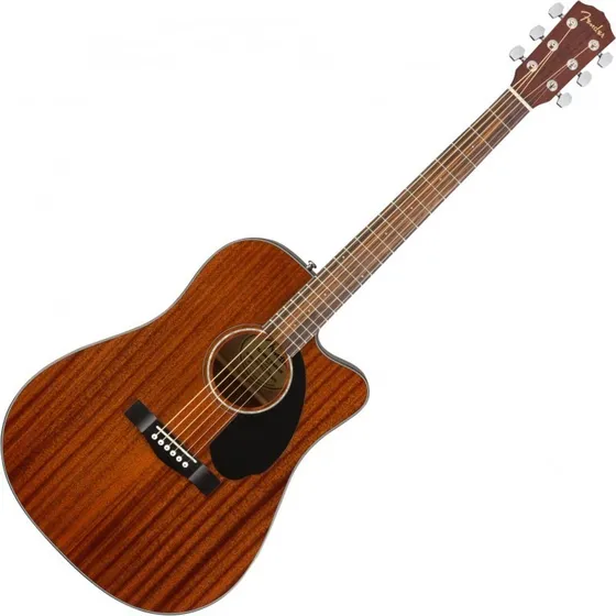 Guitarra Electroacústica Fender Cd-60sce Caoba Con Fishman Color Marrón Oscuro