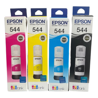 Paq 4 Cartuchos Epson 544 Cyan / Magenta /yellow / Negro Paq 4 Cartuchos Epson 544 Cyan / Magenta /yellow / Negro