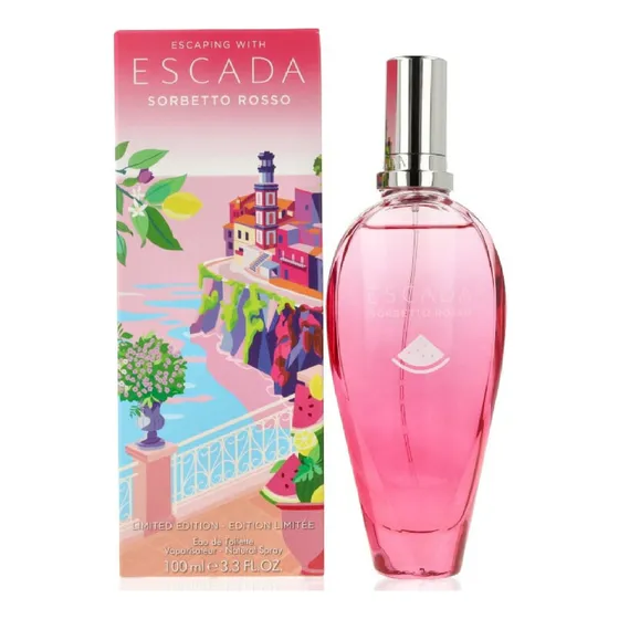 Escada Sorbetto Rosso Escaping With 100ml. , Sellado!! Volumen De La Unidad 100 Ml