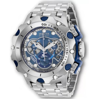 Relogio Invicta Venom Hybrid 27787 Azul Prateado Original+nf Relogio Invicta Venom Hybrid 27787 Azul Prateado Original+nf