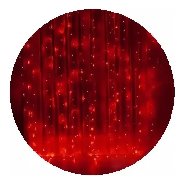 Lluvia De 200 Luces Blancas Led Cortina  2x2m - Silverled