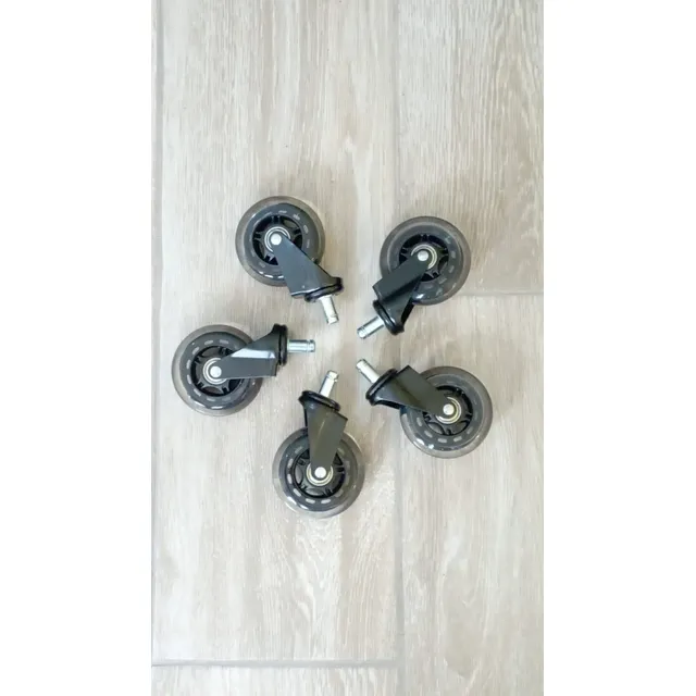 Garruchas Rueda De Goma Para Sillas Giratorias (pack De 5)