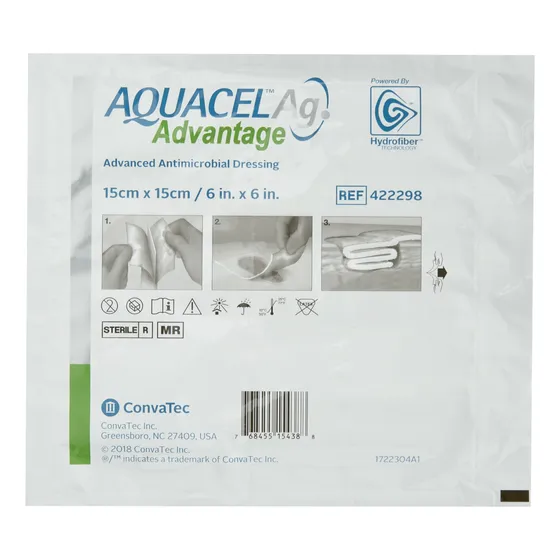 1 Aquacel Ag Extra 15cm X15cm Apósito Parche 100% Original