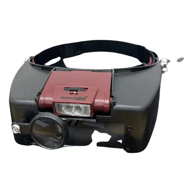 Lupa Binocular Con 3 Lentes Y Luz Led