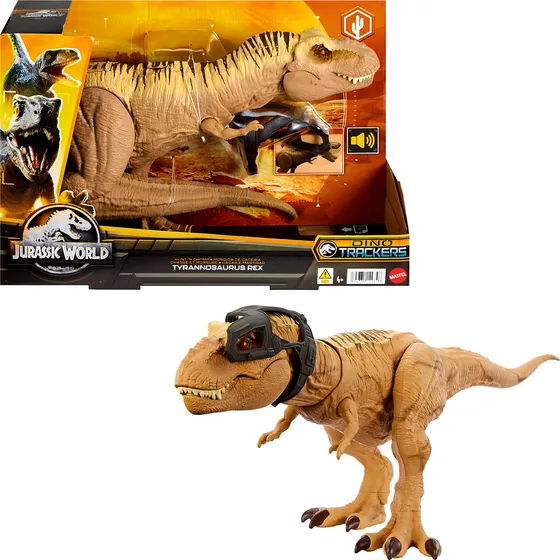 Figura de acción Tiranosaurio T-Rex HNT62 de Mattel
