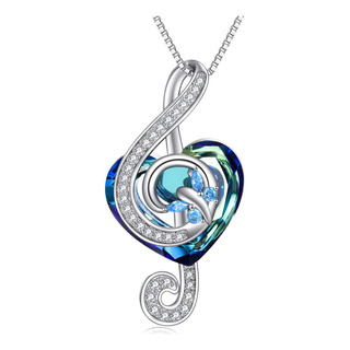 Popkimi Regalos Para Amantes De La Música Collar De Notas Mu Popkimi Regalos Para Amantes De La Música Collar De Notas Mu
