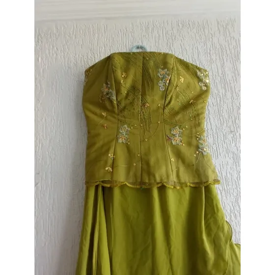  Vestido Straples De Fiesta.usado