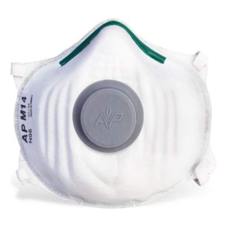 Mascarilla Ap M14 Con Válvula N95 Carbón Activado Caja 10pzs Mascarilla Ap M14 Con Válvula N95 Carbón Activado Caja 10pzs