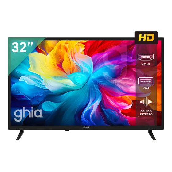 Pantalla Ghia G32bhd22 32 Pulgadas Led Hd 720p Usb Hdmi Rca