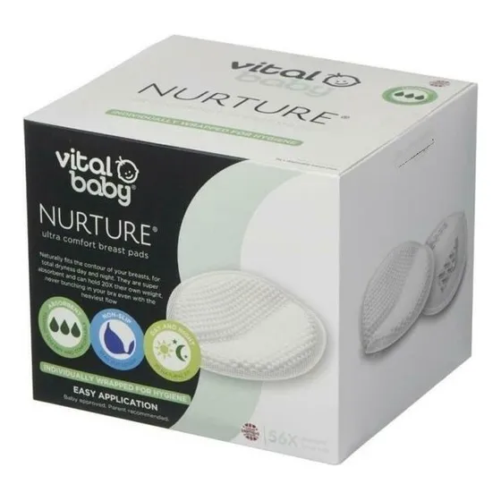 Absorbentes De Leche 56 Und. Nurture Vital Baby