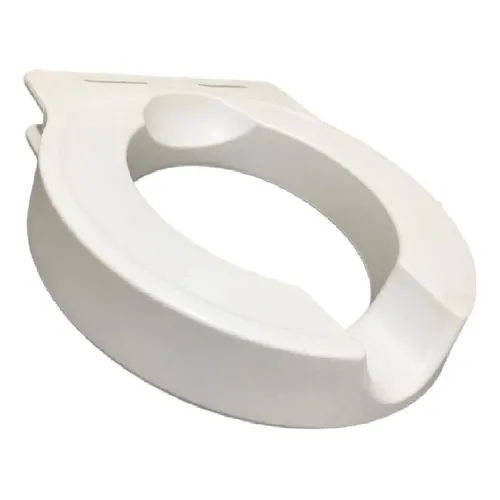 Assento De Vaso Elevado 7,5 Cm P/idosos Deficientes Alo Cor Branco