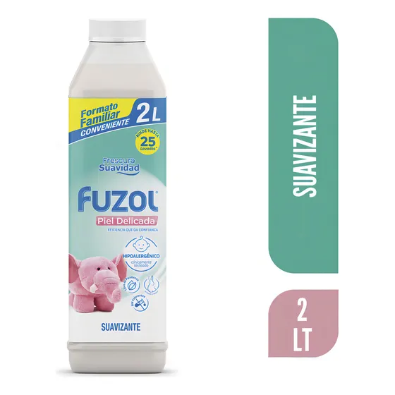 Fuzol Suavizante Ropa Piel Sensible Botella 2000 Ml