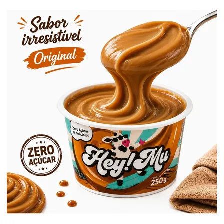 Doce De Leite Zero Açúcar Hey Mu 250g Crossfit