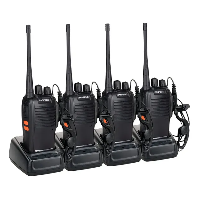 Kit 4 Rádios Comunicadores 16 canais Baofeng Bf-777s