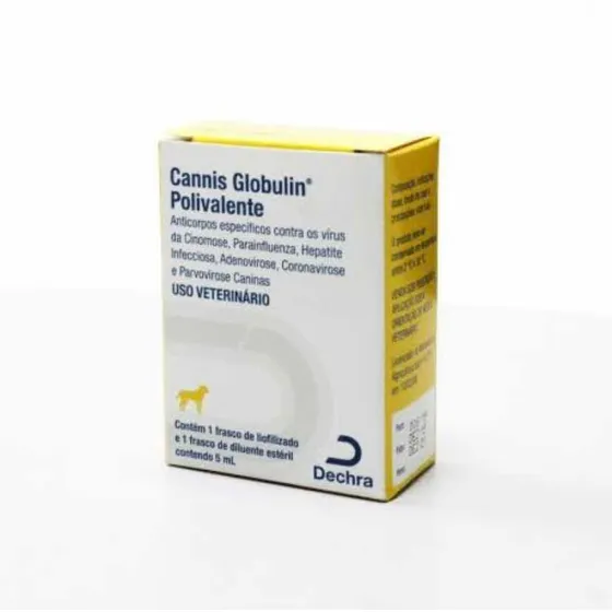 Cannis Globulin (contra Cinomose E Parvovirose Em Cães)