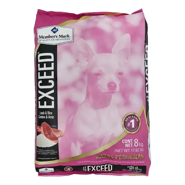 Alimento Exceed Razas pequeñas para perro adulto de raza pequeña sabor cordero y arroz de 8 kg