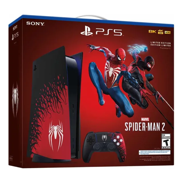 Sony Playstation 5 Ps5 Consola Bundle Marvels  Spider Man 2