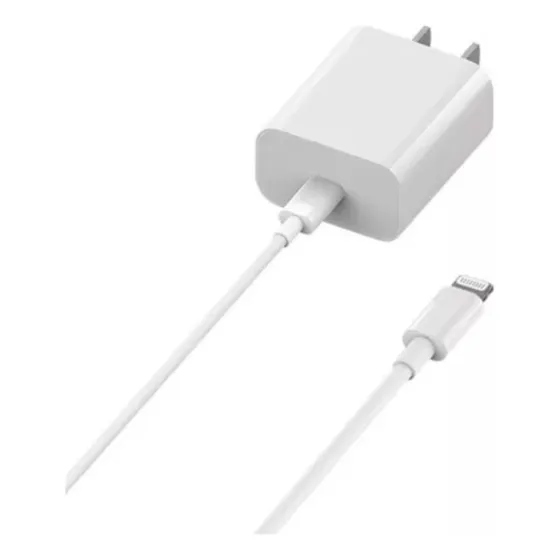 Cargador Xiaomi PZC952081 20w Cable C-lighting color blanco