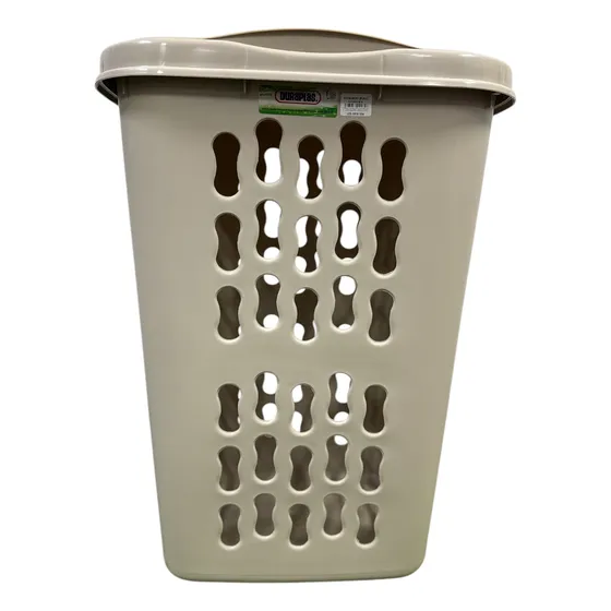 Cesta Para Ropa Rectangular 50lts Con Tapa Duraplas