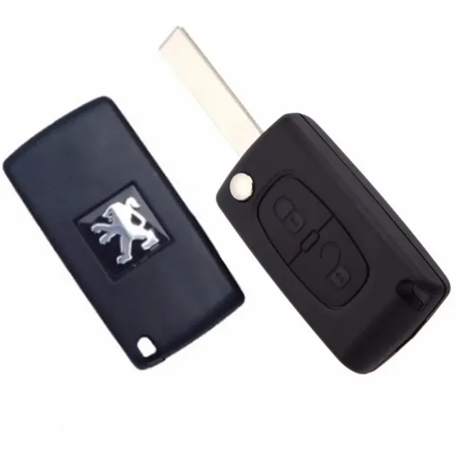 Llave Peugeot Carcasa 2 Botones Flip Navaja 207 307 308 407 