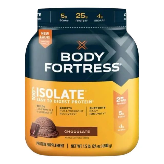 Proteína Isolate 100% Body Fortress 1.5 Lb