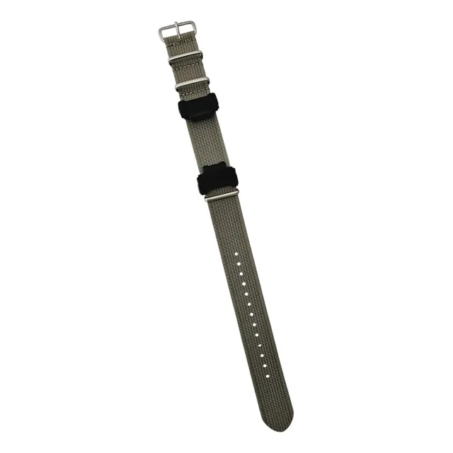 Correa Nylon Nato Para Casio G-shock Ga-100 / 110 Gris 2.2 Cm