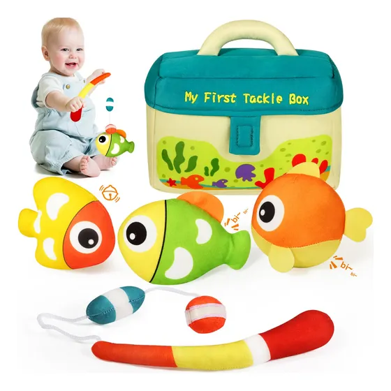 Brinquedos De Pelúcia Kmuysl My First Tackle Box De 6 A 24 M