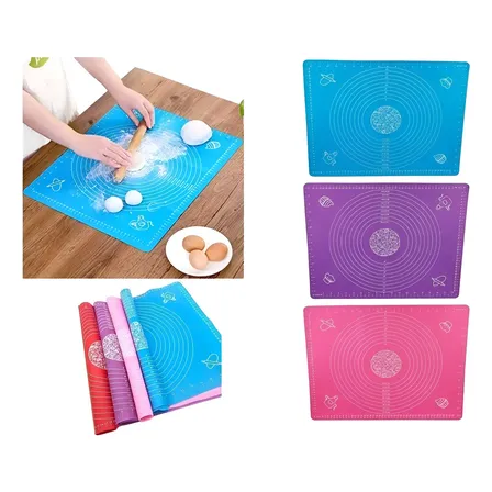 Tapete Culinário De Silicone Antiaderente Para Abrir Massa