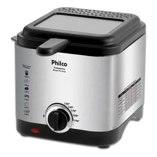 Fritadeira Philco Deep Fry Com Ăleo 1.8l Inox 220v Fritadeira Philco Deep Fry Com Ăleo 1.8l Inox 220v