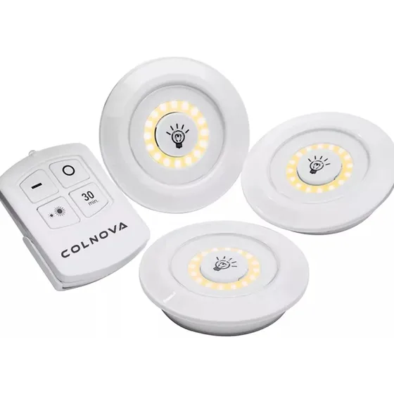 Lámparas Luz Led X3 Portátil Inalámbricas Adhesivas +control