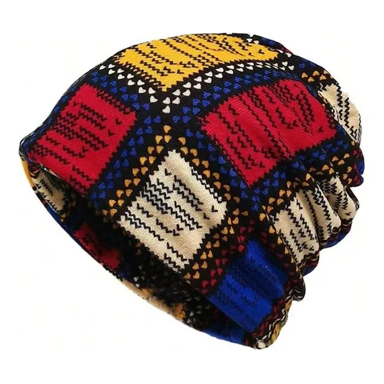 Checkblend: Gorro Cuellera 2 En 1 Diseño Versátil Y Elegante