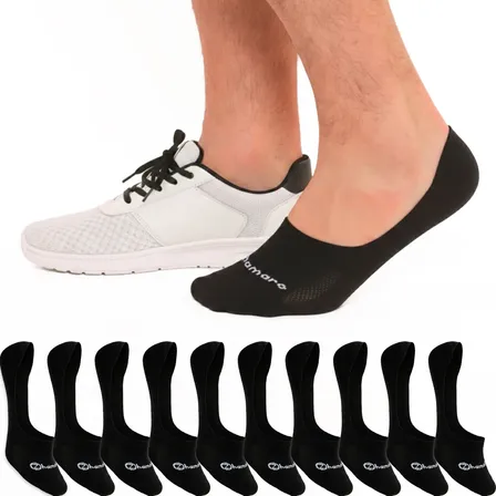 Kit 10 Pares Meias Zhamaro Algodão Sapatilha 100% Invisível