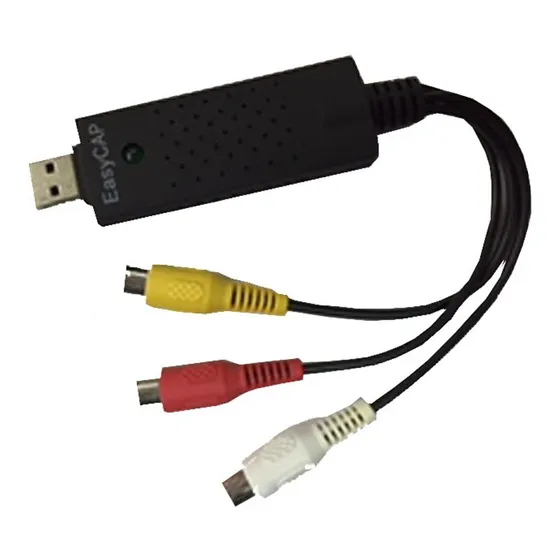 Capturadora Video Y Audio Easy Cap Usb Laptop Handycam Rca
