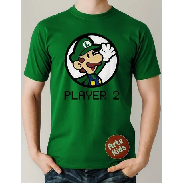 Polo Luigi Mario Bros Hombre