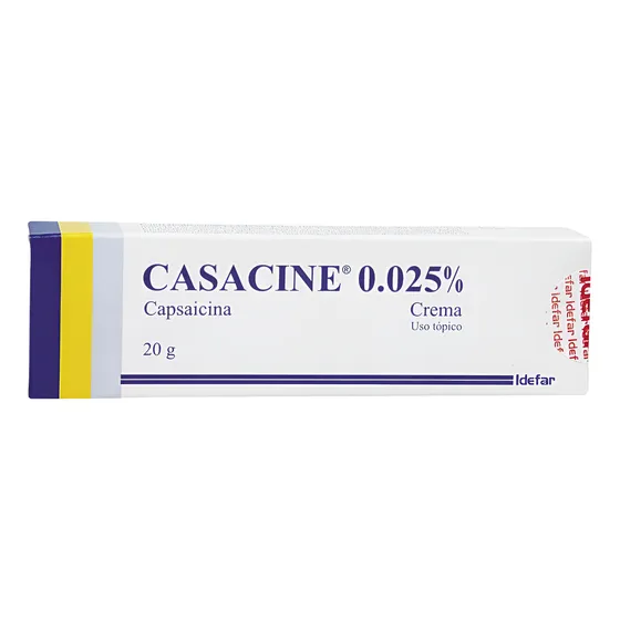Capsaicina 0.025% Crema Casacine Crema * 20g Idefar