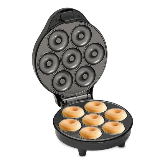 Fabrica De Mini Donuts Tivoli 750w Placas Antiadherentes Luz Indicadora De Cocción - Calentamiento Rápido
