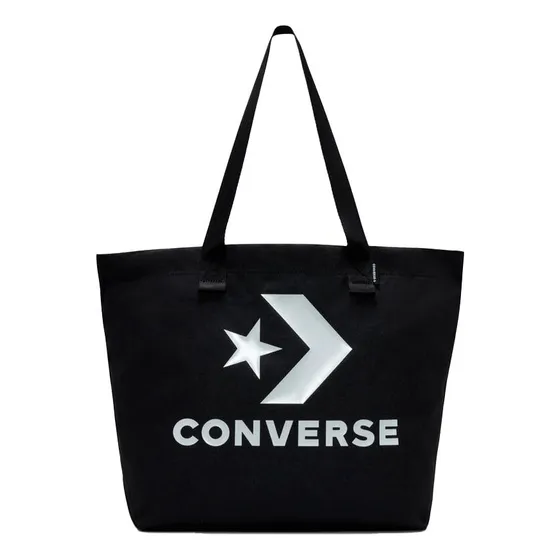 Bolso Converse Star Chevron Tote-negro Color Negro