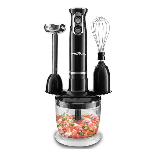 Mixer Bmx400p 3 Em 1 500w Preto Britânia 220v Mixer Bmx400p 3 Em 1 500w Preto Britânia 220v