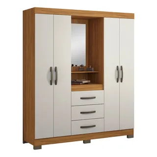 Guarda-roupa Notavel Nt 5015 Nt 5015 Cor FreijĂł/off White De Mdf Com 4 Portas Articuladas Guarda-roupa Notavel Nt 5015 Nt 5015 Cor FreijĂł/off White De Mdf Com 4 Portas Articuladas
