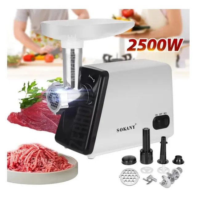 Molino De Carne Eléctrico Triturador Chorizo 110v
