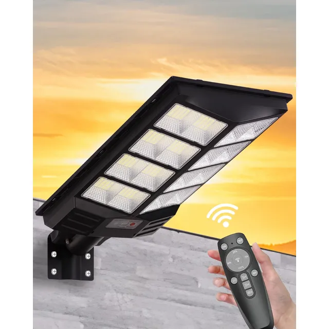 Luz Calle Solar Para Exterior Sensor Movimiento Al Aire Led
