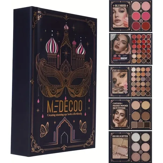 Paleta De Maquiagem Completa Com 5 Kits