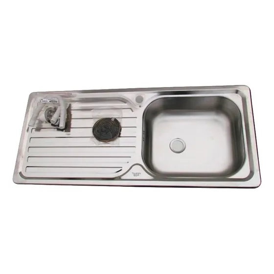 Lavaplatos Empotrados Simple 100x44 Inox Izquierdo-191432514