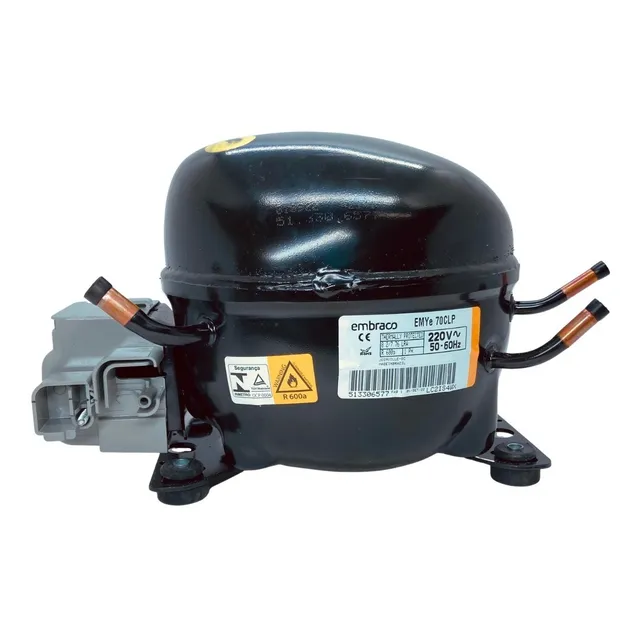 Compressor Refrigerador 1/5 Hp R600 Refrigeradores Bebedouro