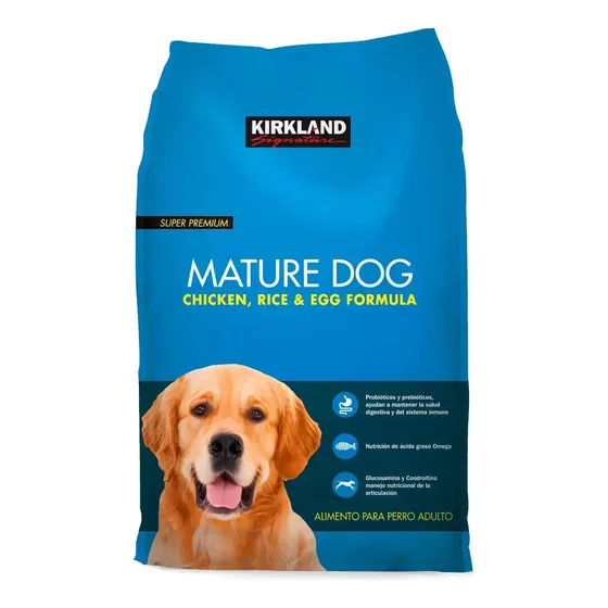 Alimento Perro Maduro Pollo 18.1 Kg Croqueta Kirkland Maduro