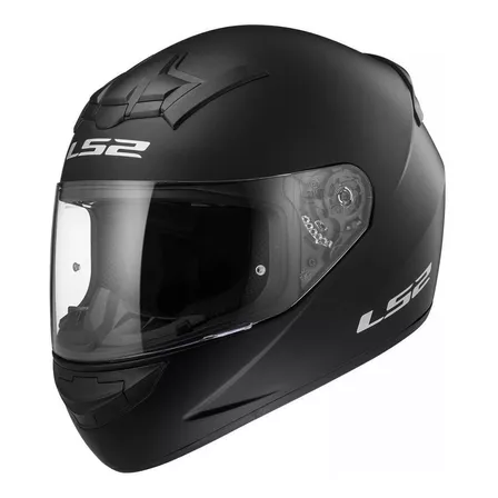 Casco para moto integral LS2 Rookie FF352  matt black solid talle L 